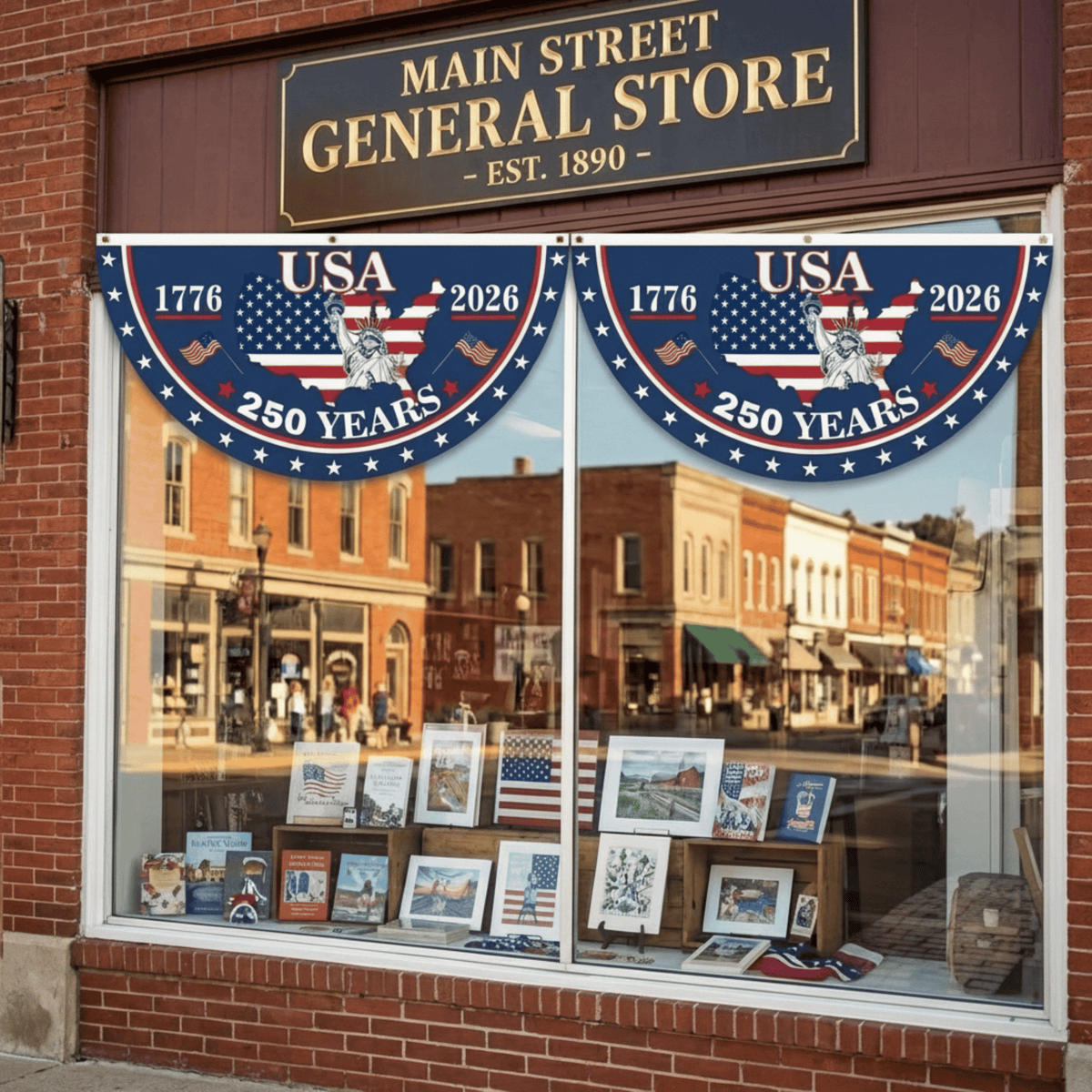 🔥Last Day 49% OFF - 🇺🇸250th Anniversary USA Fan Flag,Double-Sided Embroidered🦅