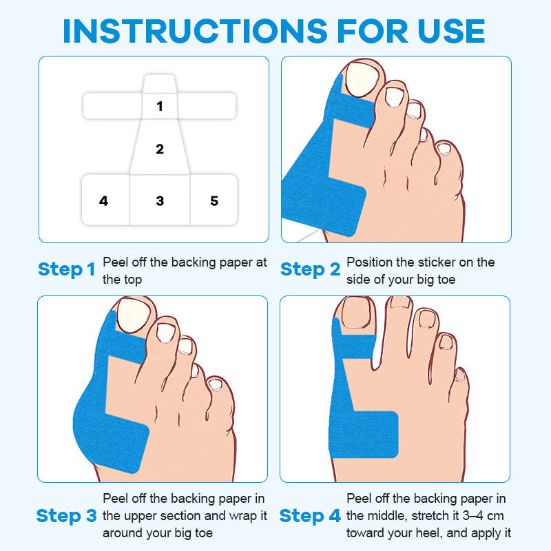 🔥Last Day 50% OFF🔥Pre-cut Bunion Corrector Kinesiology Tape