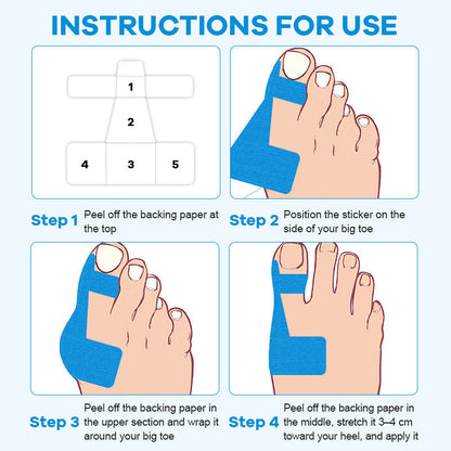 🔥Last Day 50% OFF🔥Pre-cut Bunion Corrector Kinesiology Tape