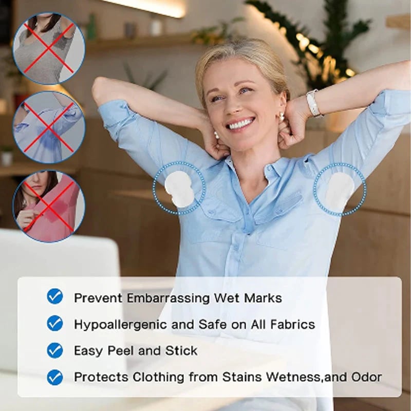 🔥Last Day 49% OFF - 💦Ultra-Thin Disposable Underarm Sweat Pads✨