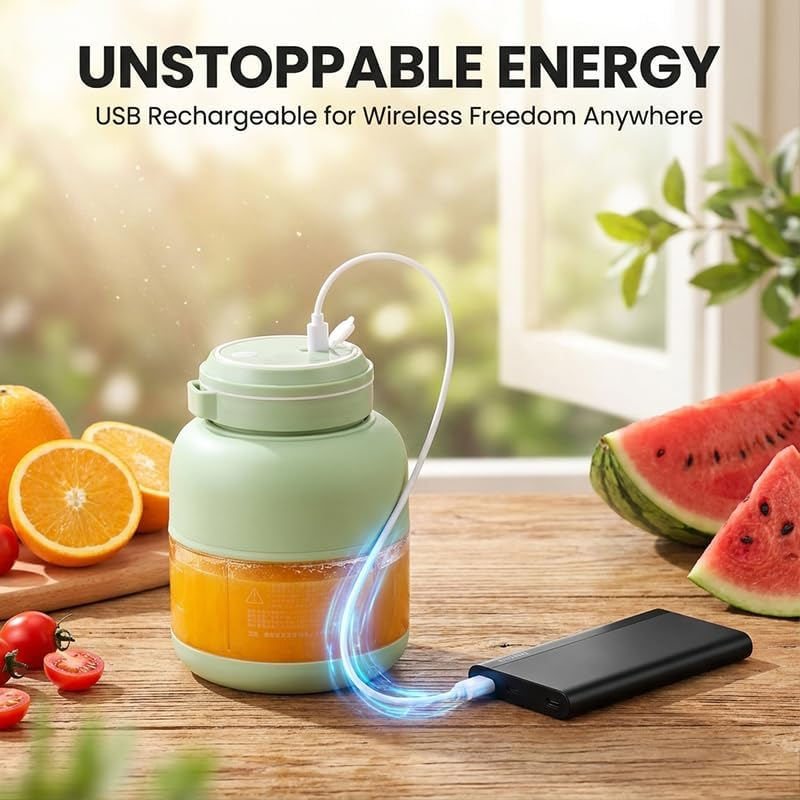 🔥Last Day 50% OFF - 🍉Alcuras Wireless Portable Blender Cup🥤💨