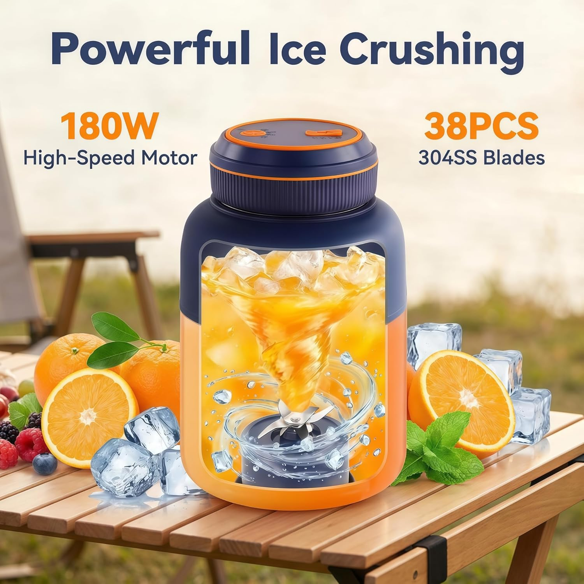 🔥Last Day 50% OFF - 🍉Alcuras Wireless Portable Blender Cup🥤💨