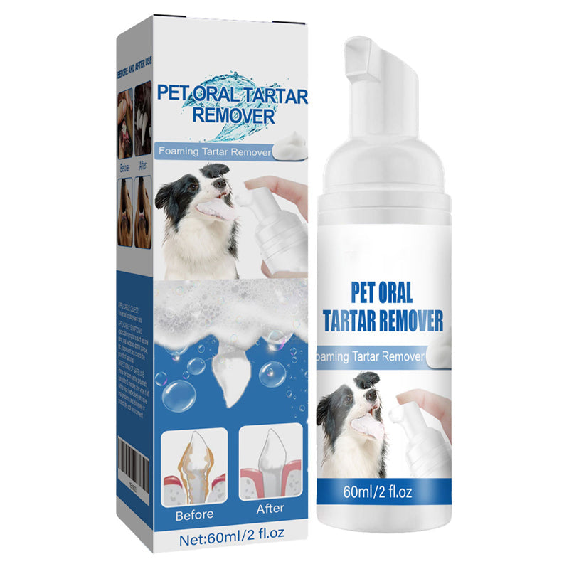 🔥Last Day 49% OFF - 🐾 BUY 2 GET 1 FREE! ✨Pet Oral Care Foaming Tartar Remover🦷